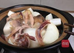 鱿鱼干煲五花肉的做法图解9
