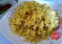 小米鸡蛋炒韭菜的做法图解5