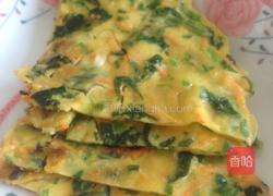 菠菜胡萝卜鸡蛋饼的做法图解11