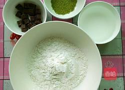 抹茶巧克力汤圆的做法图解1