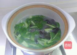 青菜木耳汤的做法图解5