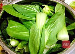 蚝油香菇油菜的做法图解1