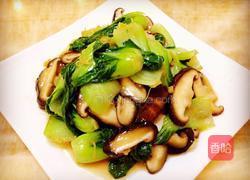 蚝油香菇油菜的做法图解8