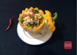 五彩鸡丁盅的做法图解9