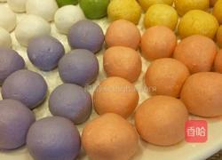 蔬果彩色汤圆的做法图解4