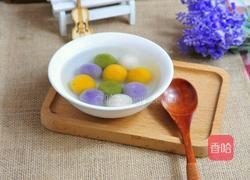 蔬果彩色汤圆的做法图解5