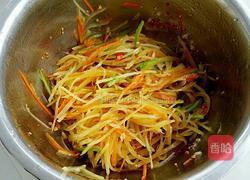 凉拌酸辣土豆丝的做法图解9
