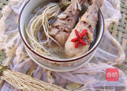龙须根鸡汤的做法图解4