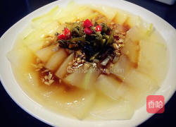 蒜蓉蚝油蒸冬瓜的做法图解5