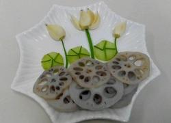 凉拌藕创意摆盘