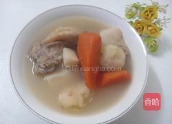 淮山红萝卜马蹄煲鸡脚猪骨汤的做法图解8