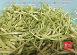 芦蒿炒香干的做法图解1