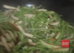 芦蒿炒香干的做法图解4