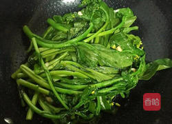 清炒油菜花的做法图解4