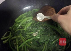 清炒油菜花的做法图解5