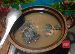 养生黑鱼汤的做法图解10