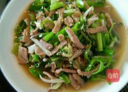 芹菜炒肉的做法图解5
