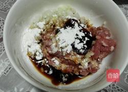 鲜烤香菇酿肉的做法图解2