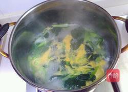 青菜蛋花汤的做法图解3