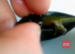 清蒸青口贝的做法图解2