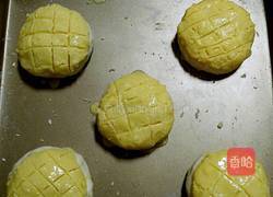 芝麻花生馅菠萝包的做法图解17
