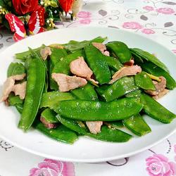 荷兰豆炒瘦肉的做法[图]