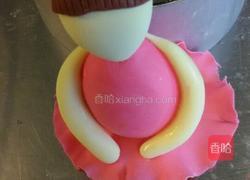 翻糖小女孩的做法图解7