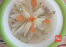 白菜莲花汤??的做法图解7