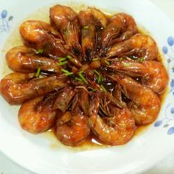 蒜泥红烧对虾的做法[图]
