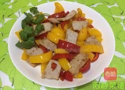 肉片炒菜椒的做法图解10