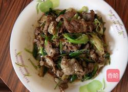 葱爆羊肉的做法图解8