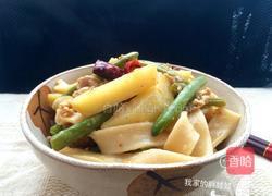 豆角土豆焖乌冬面(宽面)的做法图解12