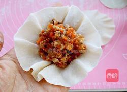 开口烧麦——香菇胡萝卜鲜肉馅的做法图解14