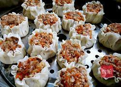 开口烧麦——香菇胡萝卜鲜肉馅的做法图解18