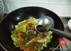 牛肉丸炖娃娃菜的做法图解11