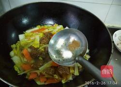 牛肉丸炖娃娃菜的做法图解12