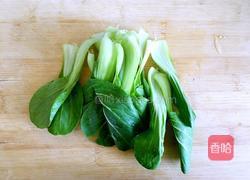 油菜鸡蛋饼的做法图解1