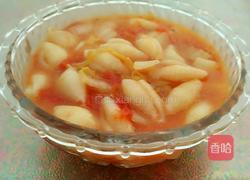 番茄白菜贝壳羹的做法图解7