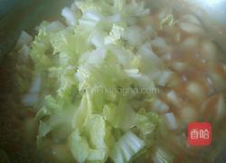 番茄白菜贝壳羹的做法图解5
