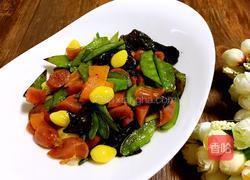 荷兰豆炒白果的做法图解7