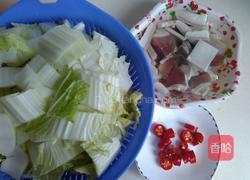 大白菜炒咸肉的做法图解2