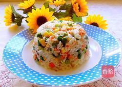 什锦虾仁炒饭的做法图解7