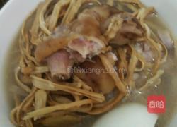 腊猪蹄炖干笋的做法图解5