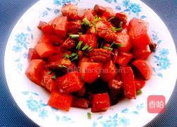 胡萝卜烧肉的做法图解4