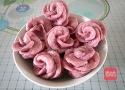 紫薯玫瑰花馒头的做法图解15