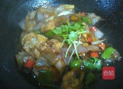 洋葱炒翅中的做法图解12