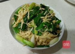 大蒜炒豆皮的做法图解10