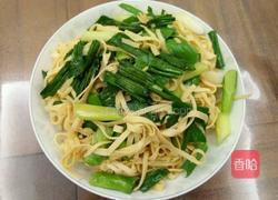 大蒜炒豆皮的做法图解12