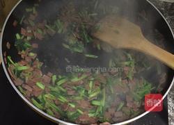 培根菠菜炒饭的做法图解3