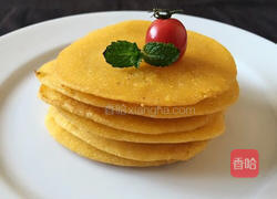 奶香玉米面饼的做法图解5